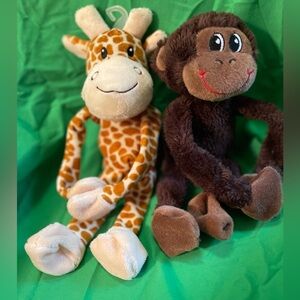 Like new Dan Dee collectors choice set of Gorilla and Giraffe